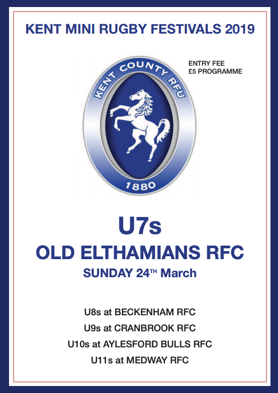 OEJuniorRugby's tweet photo. OE U7s looking forward to hosting the @KentRugby U7s Festival this Sunday - Always a fantastic day, as players &amp; parents get to experience their first Kent Festival - 32 clubs &amp; 72 teams - lots of games, fun, hot dogs &amp; ice cream!! - Full details on... https://t.co/ie2BjBtF9B https://t.co/2frrdYj63a