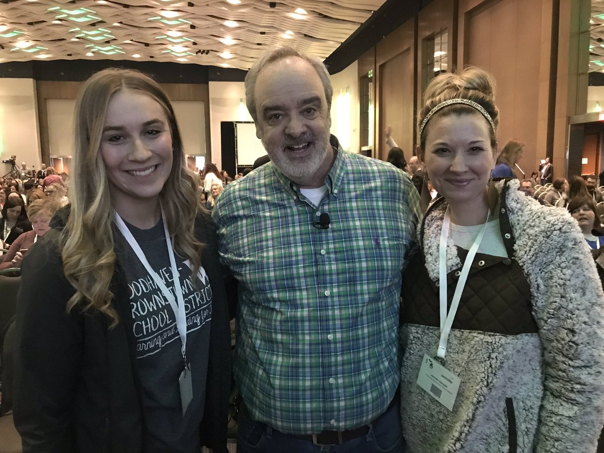 Mrs_Danosky's tweet photo. We met @gerrybrooksprin today! Yeah! #MACUL2019 #Erving #WhyWBSD https://t.co/hsFKryYsN0