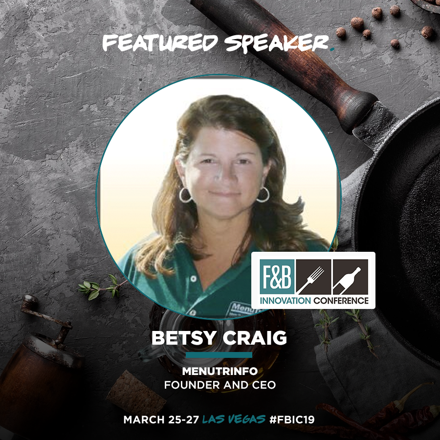 MenuTrinfo's tweet photo. Our amazing CEO, Betsy Craig is heading to Las Vegas next week to speak at the F&amp;B Innovation Conference at the 2019 Nightclub &amp; Bar Show. If you’re there, stop by and say hi! #MenuTrinfo #FBIC19 #LasVegas #CEO https://t.co/kAoQHOJm1Q