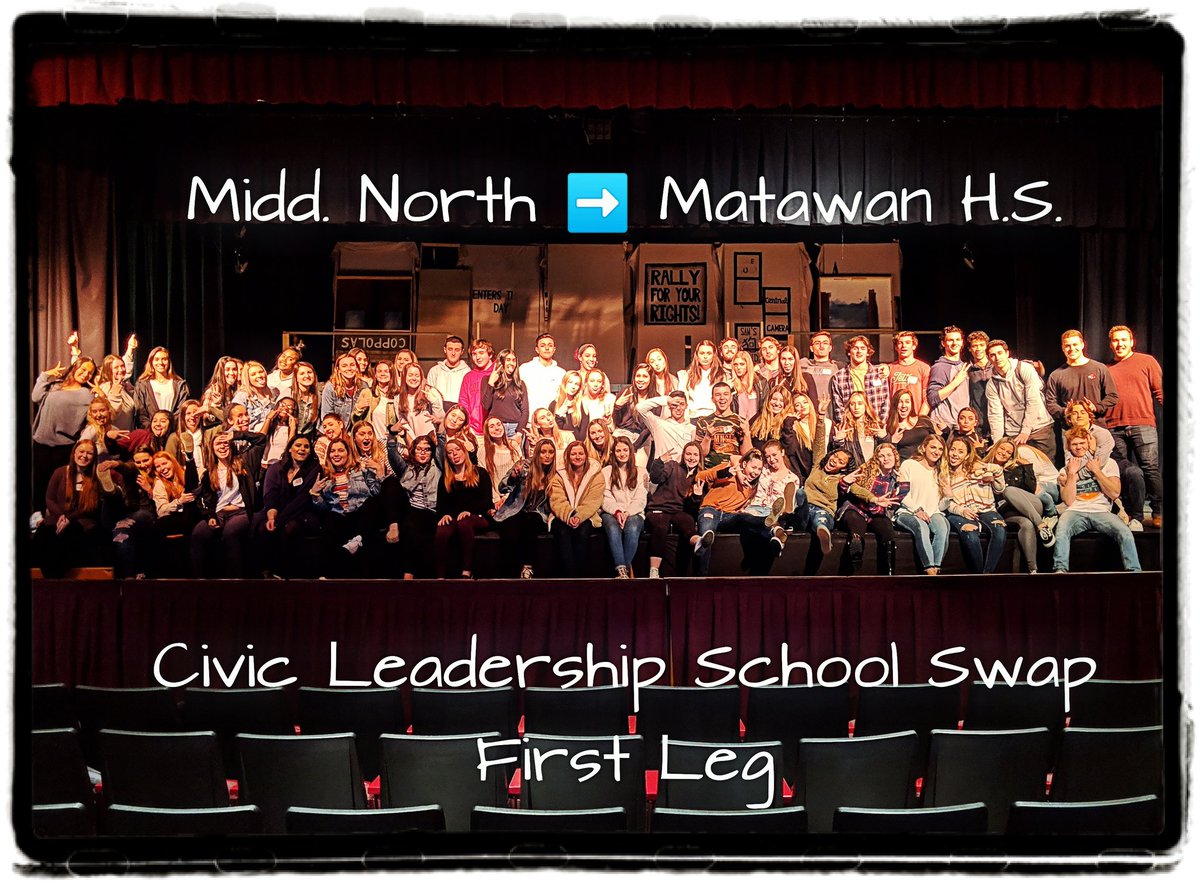 Great first leg of the #civicleadership #schoolswap with @MatawanHS! Next up is Matawan ➡️ North on 4/12. @HighSchoolNorth @dalstonEDU @HSNPrincipal @Reginio_MTPS @DrGeorge_MTPS @MrRitter1411 #LionPride #wearemiddnorth #MTPSPride