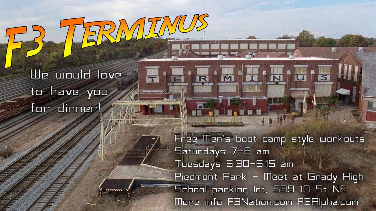 Nelson_GW's tweet photo. Less than 24 hours! F3 Terminus coming to Piedmont Park Saturday 3-23-19 @F3Alpha @F3Atlanta @F3Nation https://t.co/GqvQobyh80