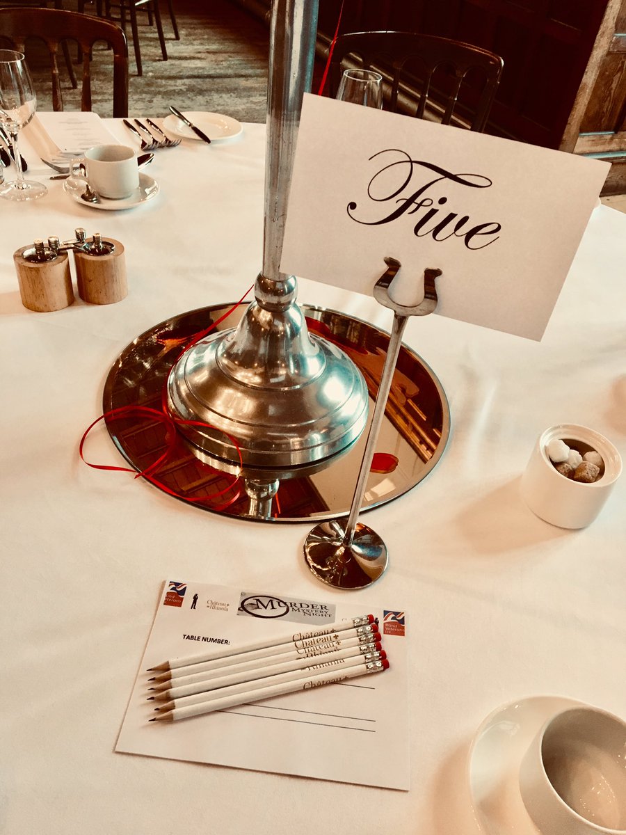 RhianfaChateau's tweet photo. We’re set for tonight’s Murder Mystery, “From Russia, without Love”

The scene is set, the chefs have been working on a delicious 4 course menu and there’s only one thing left to know .....who dunnit? 

Can you solve the mystery? Keep an eye out for our next Murder Mystery event! https://t.co/mpF9z9GlPd