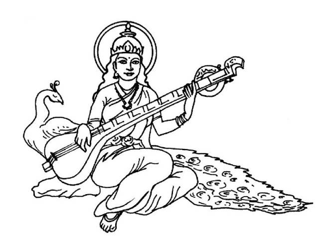 Goddess Saraswati - 5 Fingers - Paintings & Prints, Ethnic, Cultural, &  Tribal, Asian & Indian, Indian - ArtPal