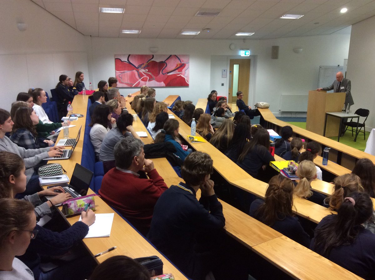 History_OHS's tweet photo. A wonderful insight into the tensions and diplomacy of the Cold War from Sir Christopher Mallaby for our Year 10-13 @History_OHS @OxfordHighSch students. https://t.co/u0JMop2RVH
