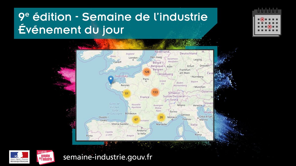 🏭 [Semaine de l'industrie]

📌 Événement du jour : vitrine de l'#industrie régionale pour le grand public, la 6e édition du Salon <a href="/madeinvdl/">Made in Val de Loire</a> se tiendra les 22 et 23 mars 2019 à Tours 🚀

Toutes les infos par ici 👉 semaine-industrie.gouv.fr/made-val-de-lo…

#MIVDL19 #SemaineIndustrie