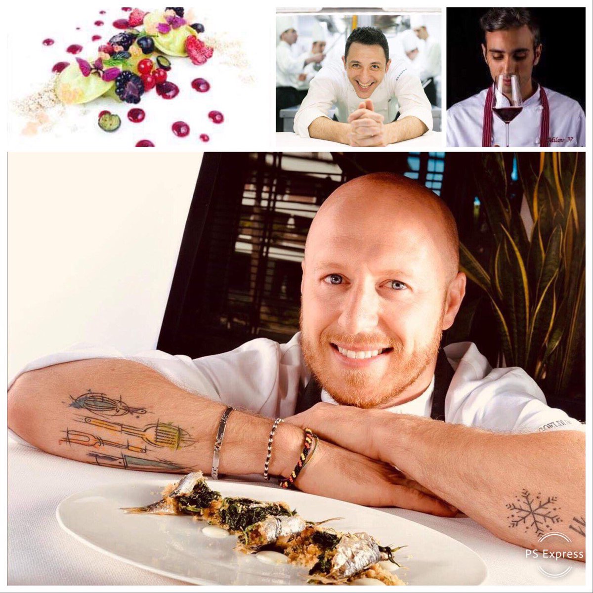 ristorhunter's tweet photo. #MicheleMauri, #CarloAndreaPantaleo, #FabioSilva e i #FratelliButticè: #4chef per #4cene in aiuto dell'Associazione #Alzheimer Monza e Brianza.
Primo appuntamento: 28 marzo al ristorante @IlMoroRistoran1 #ristorhunter 
#lapiazzetta #milano37 #derbygrill 
https://t.co/ohwC3ZiOoo https://t.co/CZswohGvxe