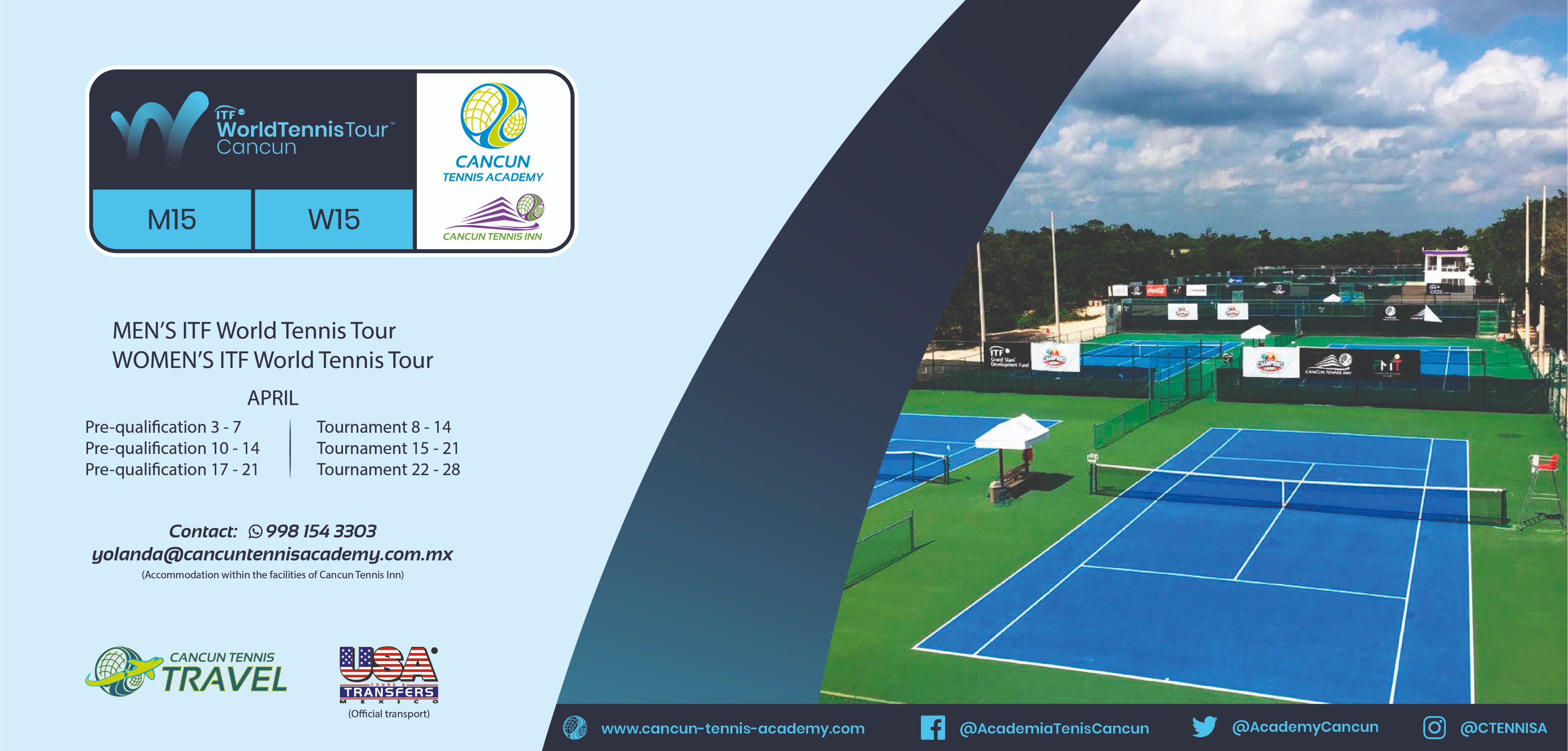 Cancun Tennis Academy (AcademyCancun) / Twitter