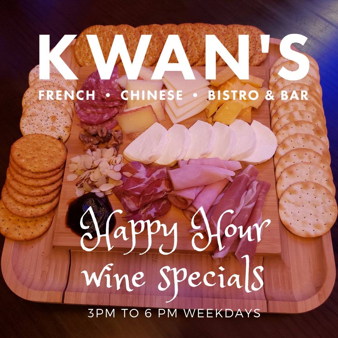 Happy Hour plans?  $6 draft wine specials. $20/bottle wine specials. 
Bushido Premium sake on draft. $4 sake shots, or $7.50 carafes.