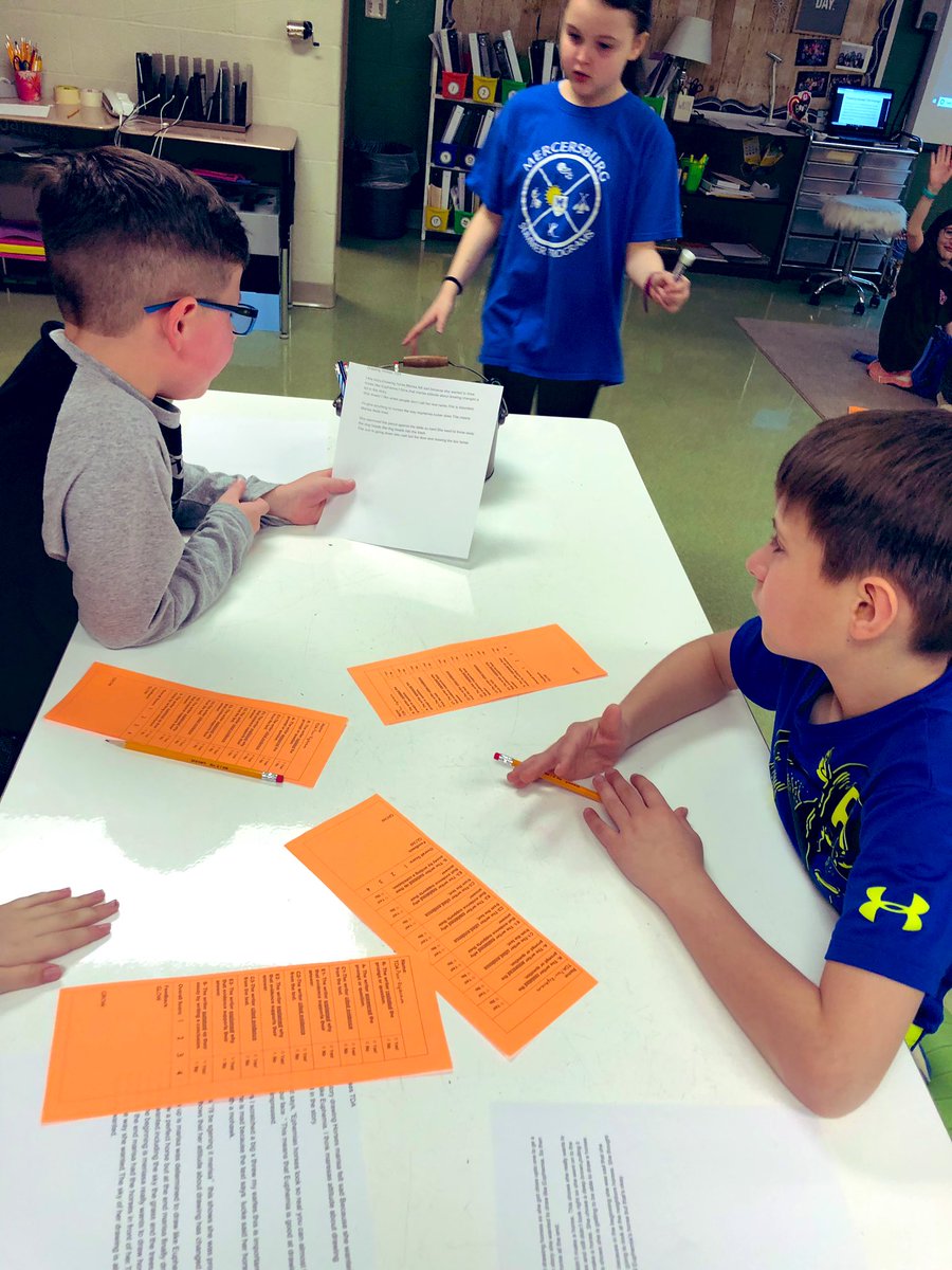apayne8821's tweet photo. Working on analyzing and scoring our fellow 4th grader’s work from Montgomery!! It’s TDA Time!! 🤘🏼📝 @teachandbeglad https://t.co/pXFFKgB92K