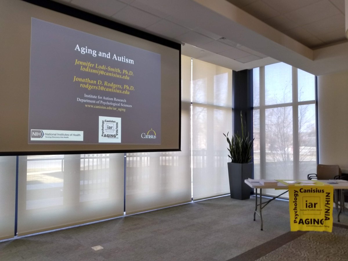 AgingAutism's tweet photo. Many thanks to @CanterburyWGC and the Amherst Center for Senior Services for hosting us this week! Please contact us to come speak at your community and please engage with our research at https://t.co/ufroAJudxN https://t.co/Ex3HTPts0p