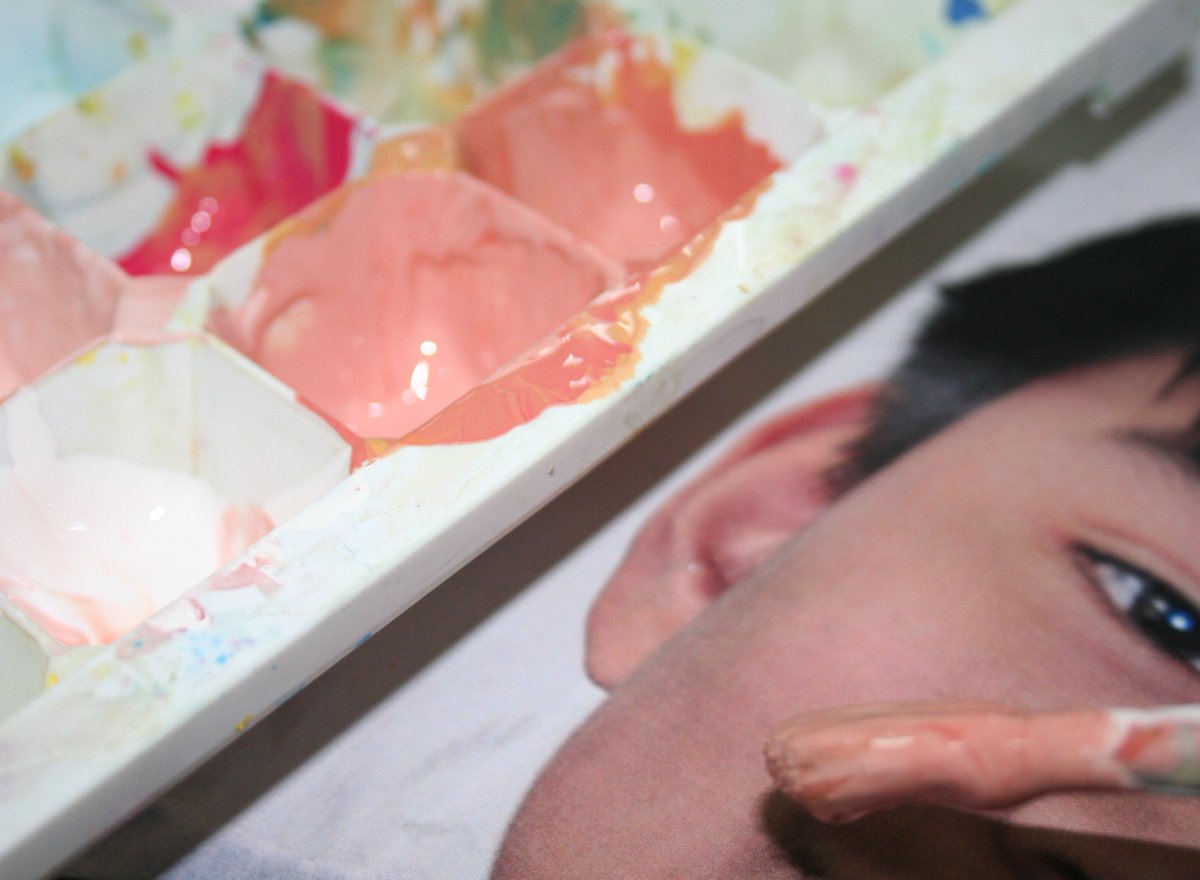 MCasermeir's tweet photo. This week, we are beginning with our 1st ESO groups our self-portrait based on Angelica Dass’s project #humanae. First step, making skin colour.
From #LorcArt Improving on #STEAM at @IES_FGL
@angelicadass #diversity #inclusion https://t.co/AeAwKFvvxc