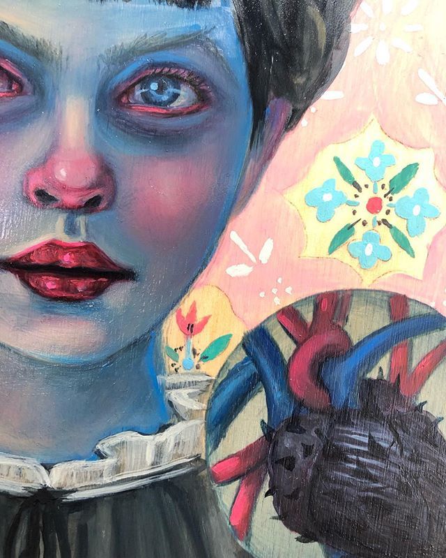 lorinelsonart's tweet image. #wip Ok. Can’t reveal it but want to let somebody (you) know that what I’m working on is completely accurate anatomical science (if you have a thorn-studded and blackened heart). More soon! 🖤 .
.
.
#soloshow #blackheart #🖤 #bigmood #medicalillustration ift.tt/2FqMrVf