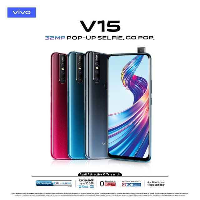 Techshaala1's tweet image. Vivo V15 With 32-Megapixel Pop-Up Selfie Camera, Triple Rear Cameras Launched In India | Price | Specifications #VivoV15 
Know more - techshaala.in/2019/03/vivo-v…