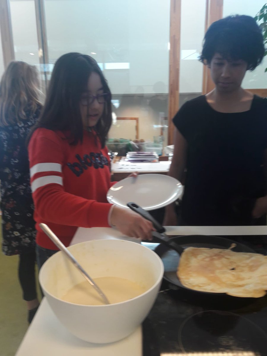 Het rekenatelier veranderde vandaag in een pannenkoekenhuis! EGO->Betrokkenheid voorop!