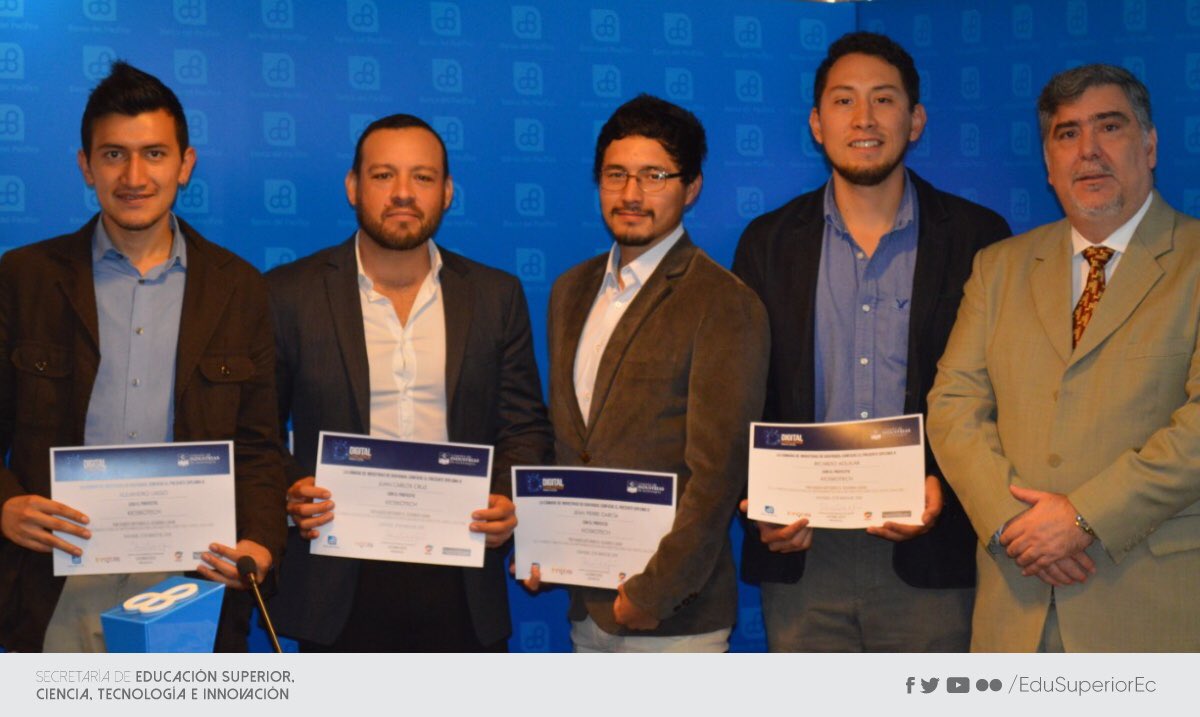 EduSuperiorEc's tweet image. Participamos en la Premiación del Reto #DigitalChallenge, en la Cámara de Industrias de Guayaquil. El proyecto “Mensajea Chatbot” fue el ganador de entre los 91 proyectos que postularon mediante la plataforma del Banco de Ideas.