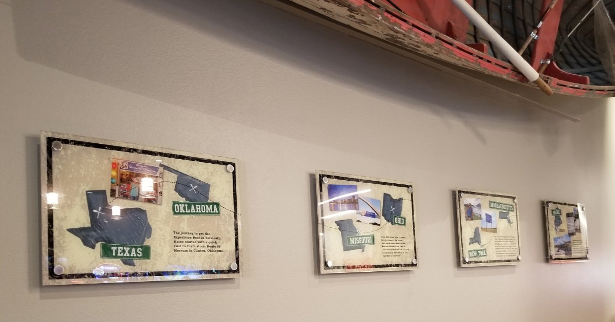 Promofuse's tweet image. We've been doing a ton of work for @AdventureParkLb    and it's great to see it all coming together on location! Pictured is the gamecard kiosk we designed, as well as some standoff signs in their restaurant area that we designed and printed.