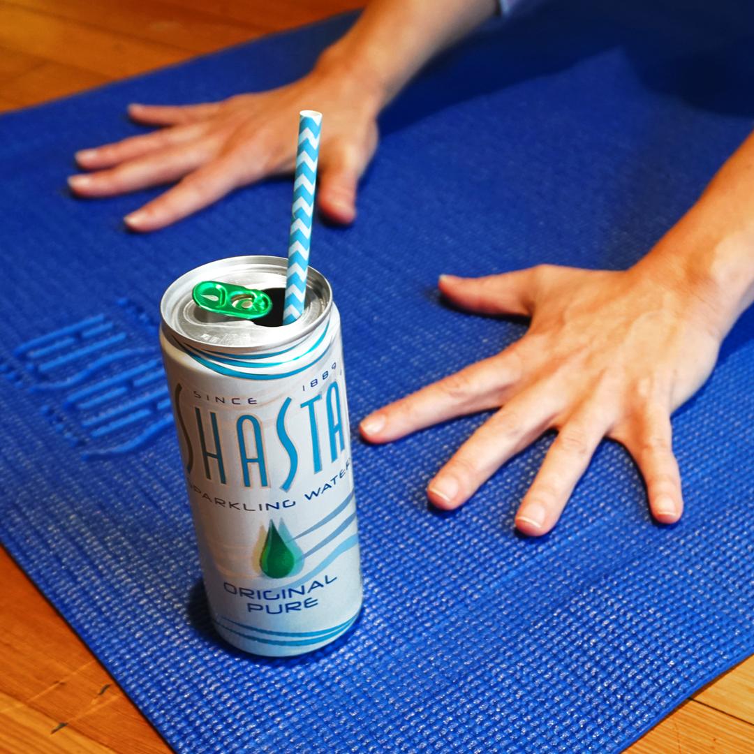 ShastaSparkling's tweet photo. Stretch, sip and sparkle with Shasta Sparkling Water.

#SoftDrinkAlternative #SDA https://t.co/zjtYp55NvM