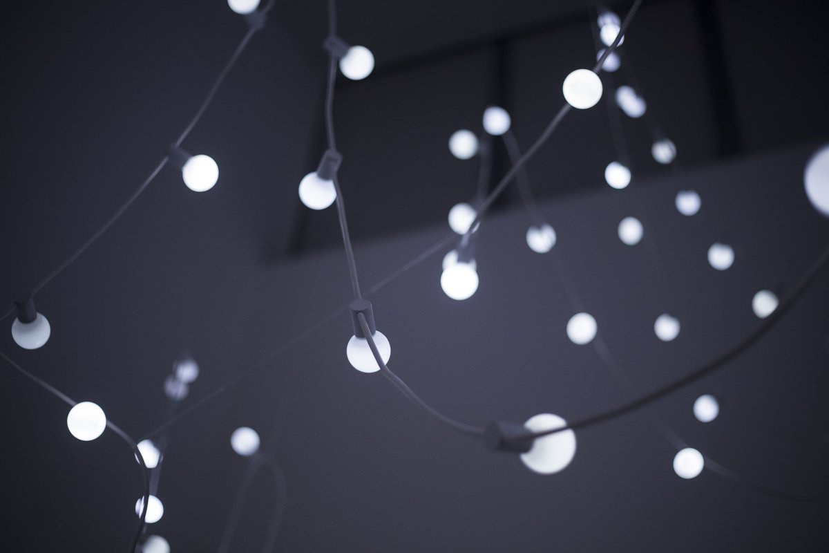TCMargate's tweet photo. This is Ara, one of Katie Paterson's artworks currently on display with us. It is a string of festoon lights in which each bulb shines with the brightness of each star in the constellation.β£β£β£ π #TCmoonlight
Find out more about the exhibition: https://t.co/lFIYCc5qcb
β£β£β£ https://t.co/4q1mqKaqDC