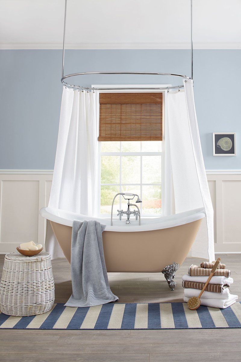 Generalpaint's tweet photo. Our 'Cultured Coastal' collection from Color Journeys by General Paint brings the tranquility of seaside living to your home. Pictured here is 'Evening Shadow' (414B.) https://t.co/MwPhBdOovH