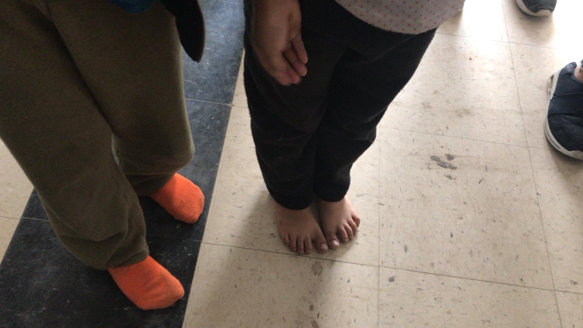 nspimentel's tweet photo. Blessed are the kind hearted for God smiles at you. 
This week is extra intense with the large number of families released. We run out of everything. Basic things like hygiene items, pampers, food etc and today we had some of the Immigrants arrived without shoes! https://t.co/7SsKu5WIgg