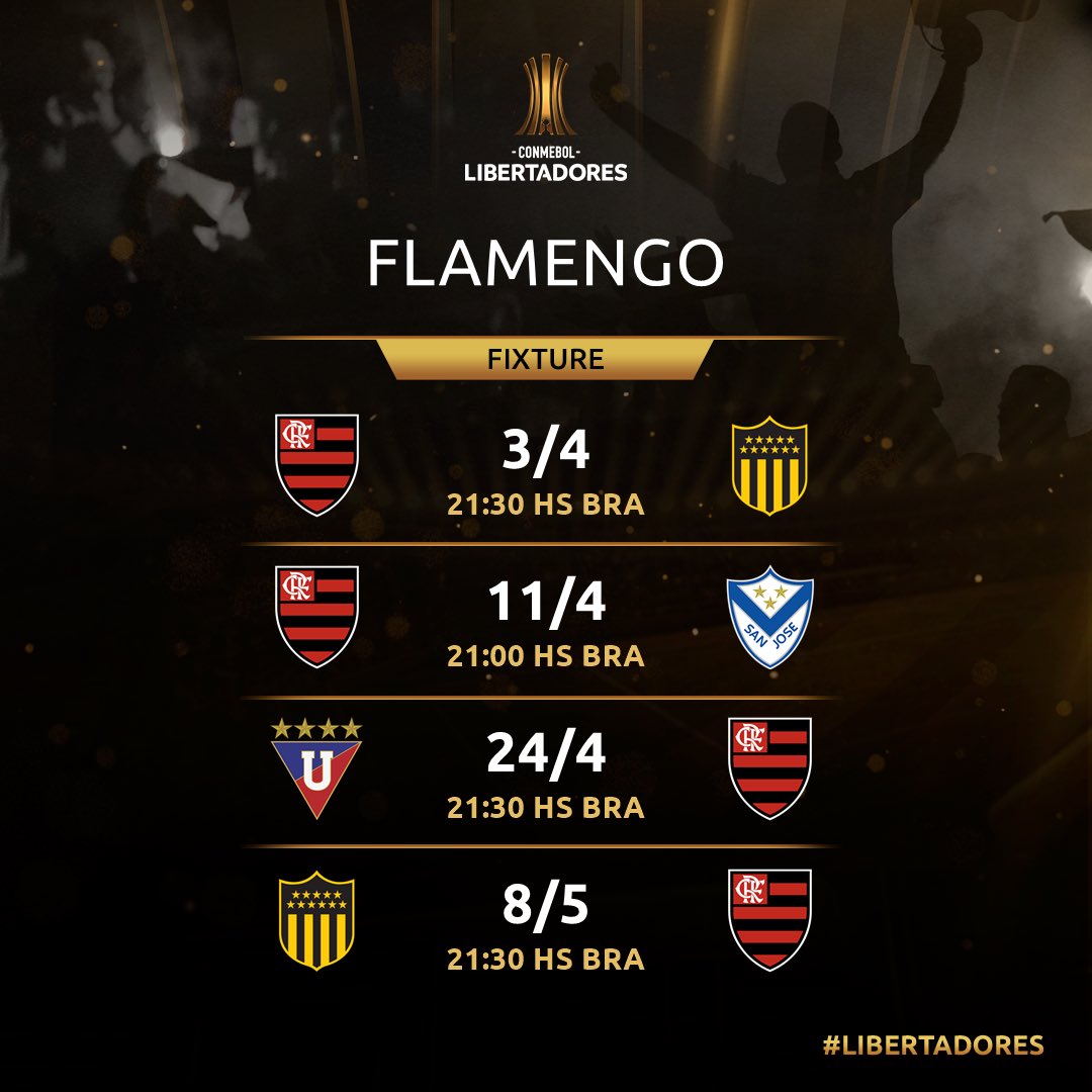 🏆📝 Hoje tem mais! Sete jogos dão - CONMEBOL Libertadores