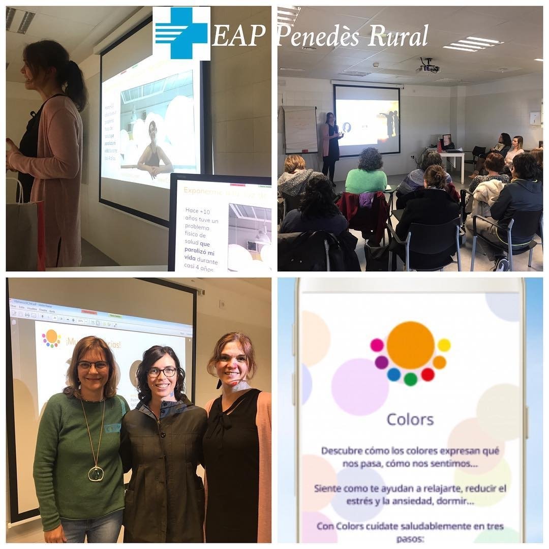 silvia_colors's tweet photo. Gracias EAP Penedès Rural por invitarme #eldiamundialdelafelicidad a contar cómo los #colores me ayudaron a sentirme más #feliz y cómo con @colorstheapp queremos ayudar a que más gente pueda también ser más feliz a través de ellos https://t.co/HAiDHWhW70
