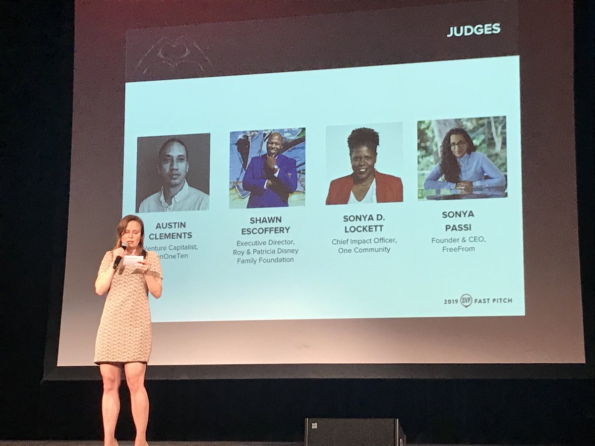 StarfishMarta's tweet photo. A huge thank you to the amazing panel of judges from @svplosangeles' #FastPitch2019. They really had a tough job weighing so many incredible #nonprofit pitches!! Thank you again @AustinLAC @tenone10 @SEscoffery  @freefromorg  @lockdiva14  #SupportingOurSector https://t.co/oe8Hx2ttKH