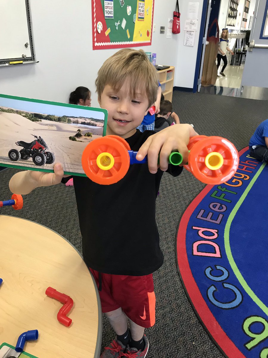 202shenanigans's tweet photo. We used our grit during makerspace to create things like four wheelers and skyscrapers! We love being creative in makerspace! #kindermathrules #makerspace #robinsonISD @RobinsonPrimary https://t.co/vXjiMDSXSb