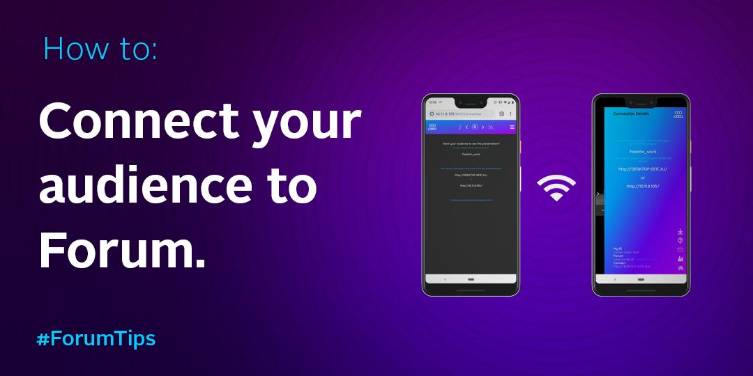 Fasetto's tweet photo. It's #ForumTips Friday!
If you've been wondering how to connect your audience to your presentation using Forum, here's how: https://t.co/JCUP7M9gX1
#TGIF #presentations #meetings https://t.co/Y4nkmMbSdL