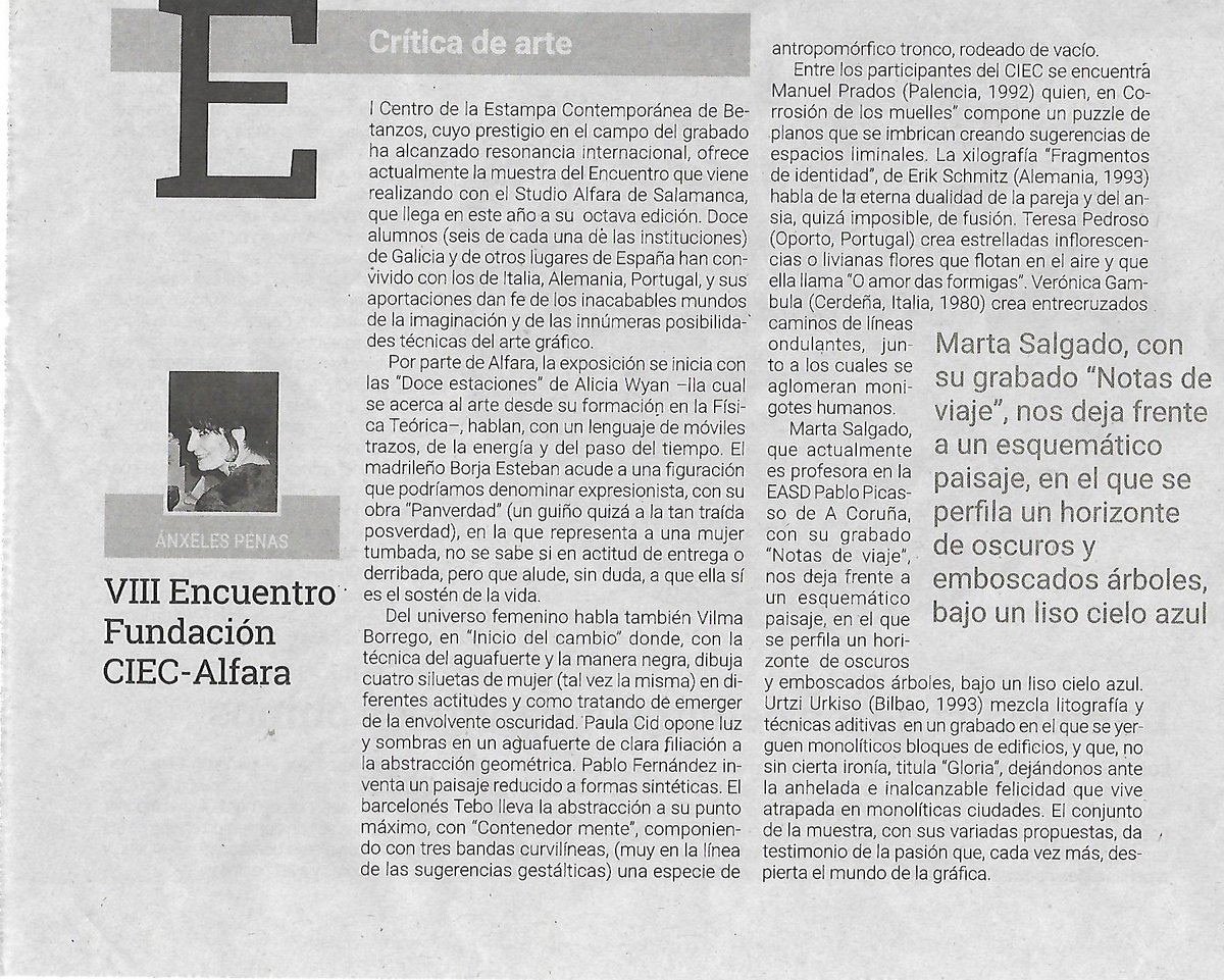 Fundacion Ciec Anxeles Penas No Ideal Galego Recolle A Nosa Exposicion Temporal