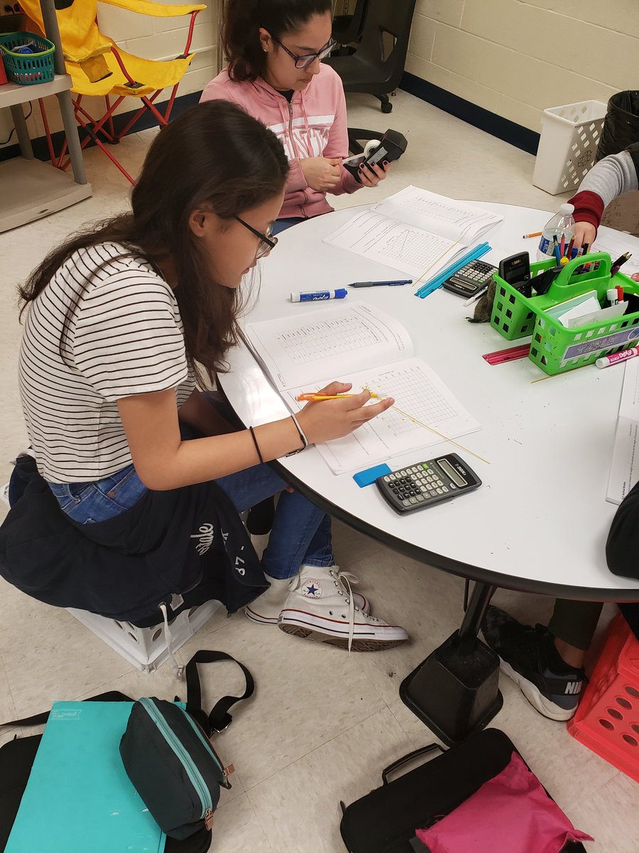 MathGuajardo's tweet photo. From identifying identical triangles to drawing a line of best fit with pasta, #709math was killing it today! #vvsdmath @IllustrateMath https://t.co/8GPvrNas3w