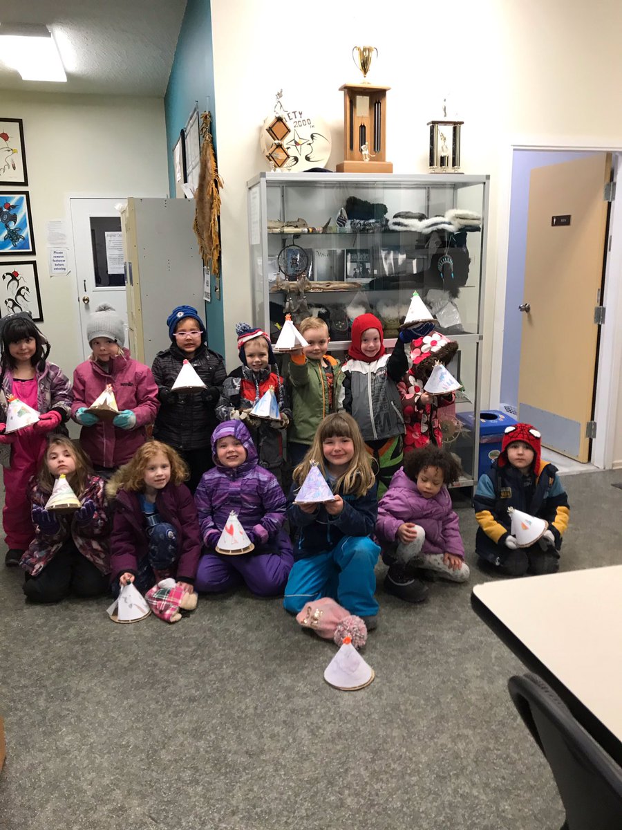 Mrs_B_Room1's tweet photo. Thank you to the Riverton and District Friendship Centre for making the amazing tipi crafts with the Early Years classrooms and the delicious fried bannock!@riverton_ems https://t.co/AqMHqnSkug