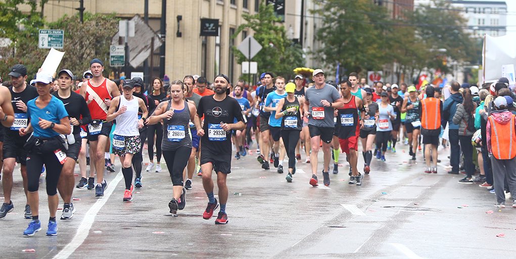 If you want to run, then run a mile. If you want to experience another life, run a marathon.” – Emil Zatopek. #ChicagoMarathon