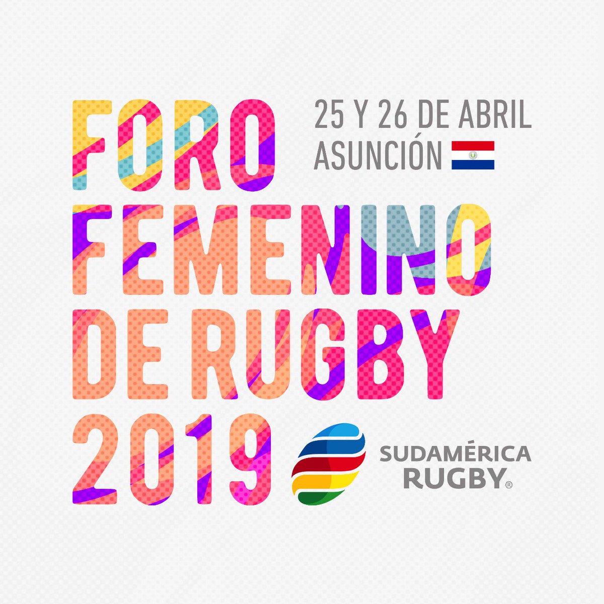 sudamericarugby's tweet photo. ¡#ForoFemeninoSAR2019!

En Paraguay se llevará a cabo el Primer Foro Femenino de Rugby de Sudamérica Rugby: https://t.co/kkr2K3yALV

#ElRugbyNosUne
#AméricaCrece https://t.co/4z136PZ8RH