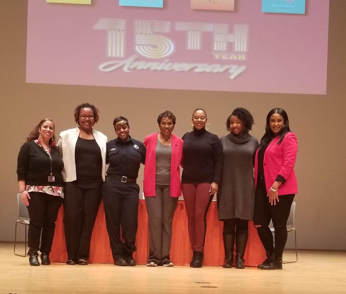 DrPortiaFlow's tweet photo. Had an amazing time on the Women in Careers panel for the 15th Annual Sisters Empowering Sisters Conference. Honored to represent for STEM, share the stage w accomplished professionals, and share our stories w motivated young ladies. #SES15 #SES2019 #ImageInitiative #BlackandSTEM https://t.co/N7Tk9A7jsS