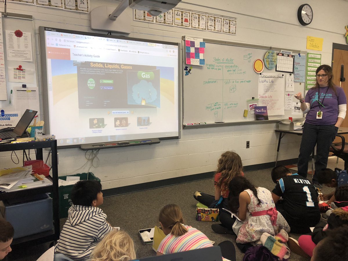 These scientists are learning all about states of matter today in <a href="/tyeattsteaches/">Tess Yeatts</a> 3rd grade class! #gamechanger