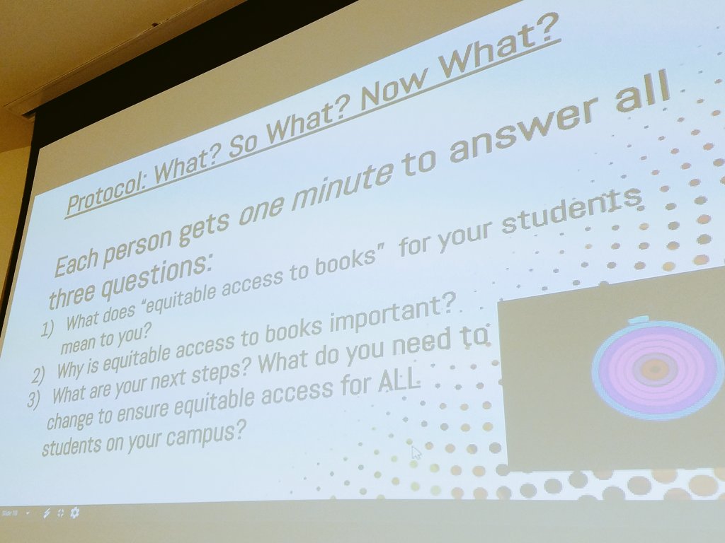 AISDblended's tweet photo. Super engaging librarian learning taking place this PM, led by @aisdlibsrv and @3dinthelibrary. Hot Topics, discussion protocols, and movement = happy learners! #arlingtech @AISDLearning https://t.co/YqKXgbS45x