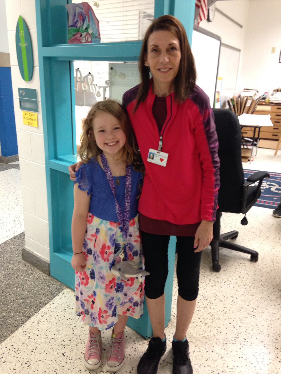 Students dress like their favorite teacher day- so sweet!
