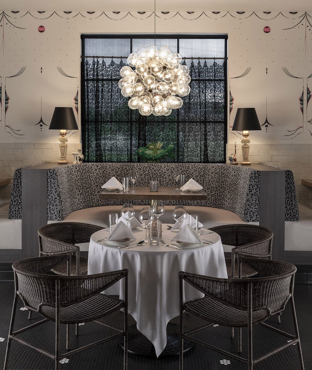 Our Friday night plans include dinner at The Charles Dallas designed by <a href="/seesdesign/">sees</a>, featuring our Sag Harbour Dining Chairs