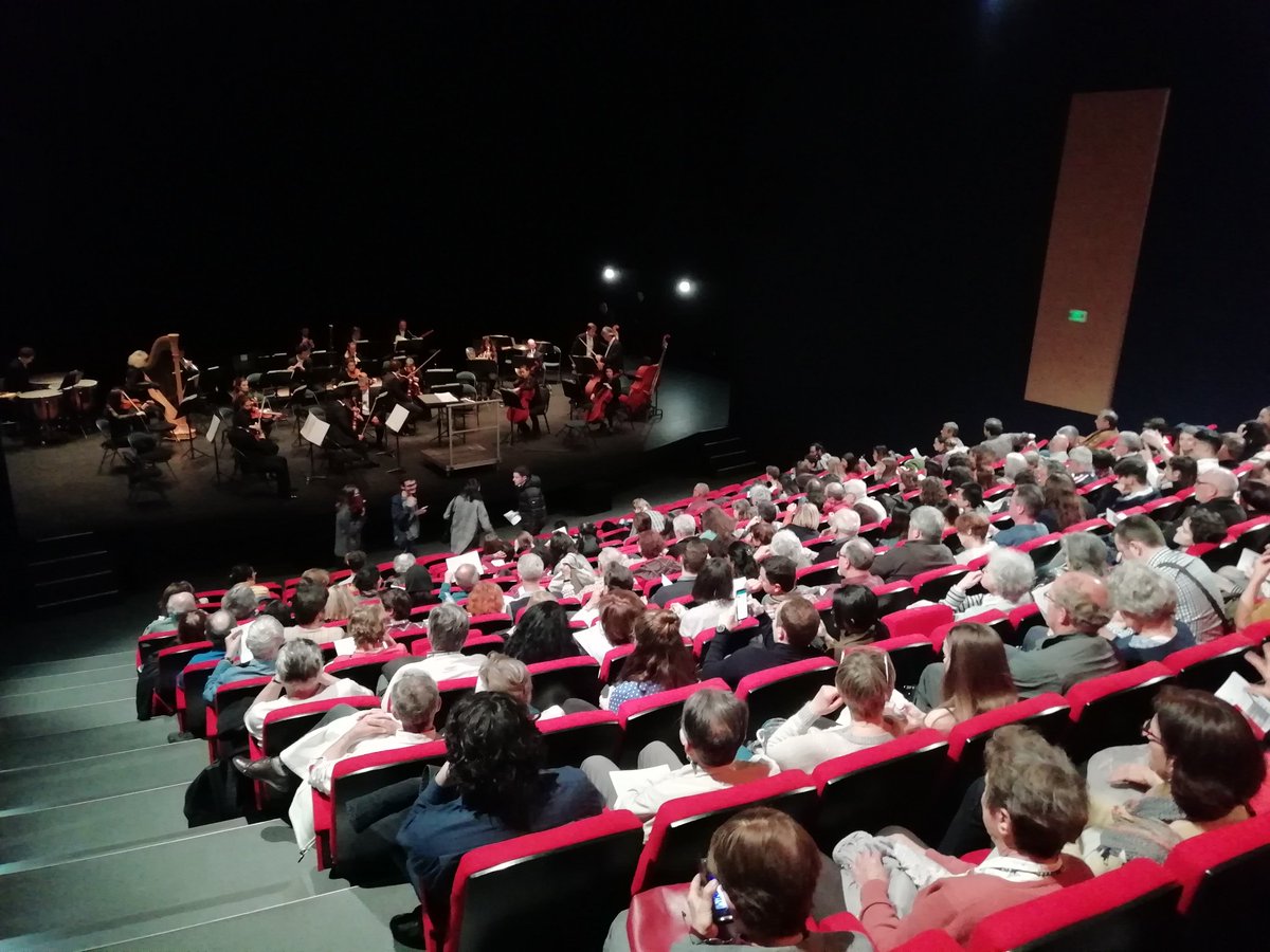 JeremyLair's tweet photo. Concert de l'OONM au Théâtre de la Vignette. Très beau succes. #Faure #Debussy #Poulenc Prochain concert dimanche à Florac. @vchevalier @OONMLR @ThtrelaVignette https://t.co/39T7W0C0EP