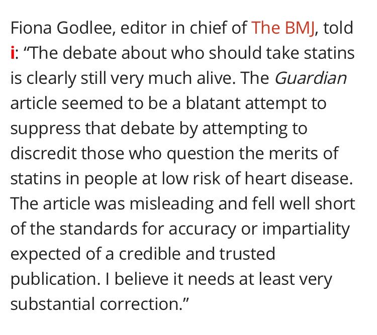 MaryanneDemasi's tweet photo. Calls to retract @guardian article by @sarahboseley after claims it misled the public. BMJs editor in chief @fgodlee weighs in.
https://t.co/UxOm248GOC
See full rebuttal by @DrAseemMalhotra
https://t.co/TSHBnqIdor https://t.co/ISJ2tsbuo9
