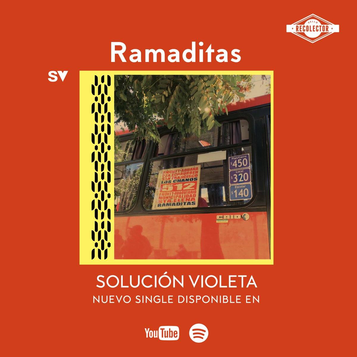 SelloRecolector's tweet photo. "Ramaditas" el nuevo single de Solución Violeta disponible en todas las plataformas de streaming, cuenta con la colaboración de Arturo González vocalista de la banda Celibatos y es el primer adelanto del Ep "La Belleza y la Ansiedad" 
https://t.co/630YeGAnPJ… https://t.co/Z8jj3F9wNr