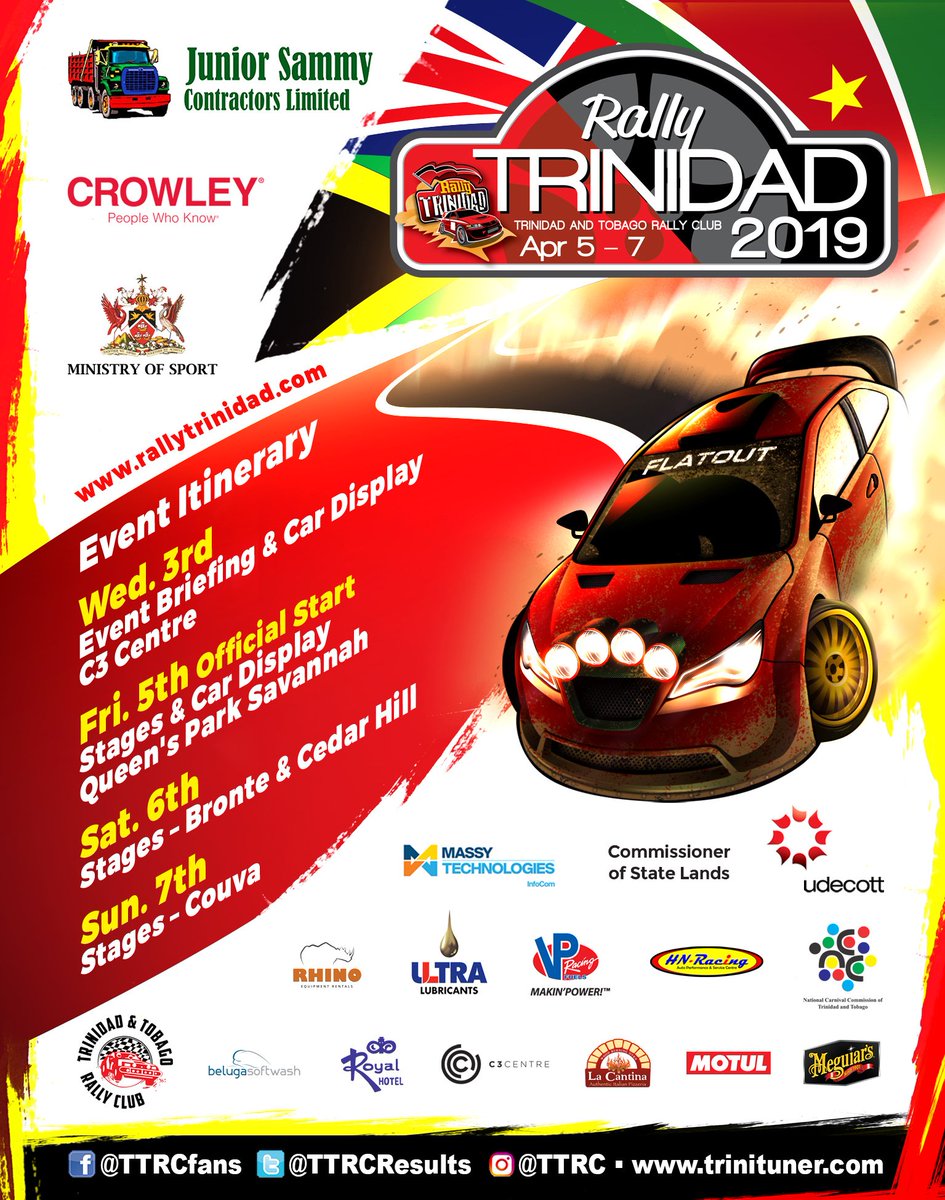 TTRCResults's tweet photo. Rally Trinidad 2019
#rallytrinidad #rallytrinidad2019 #ttrc #ttrcfans https://t.co/0L1rbLlpeZ