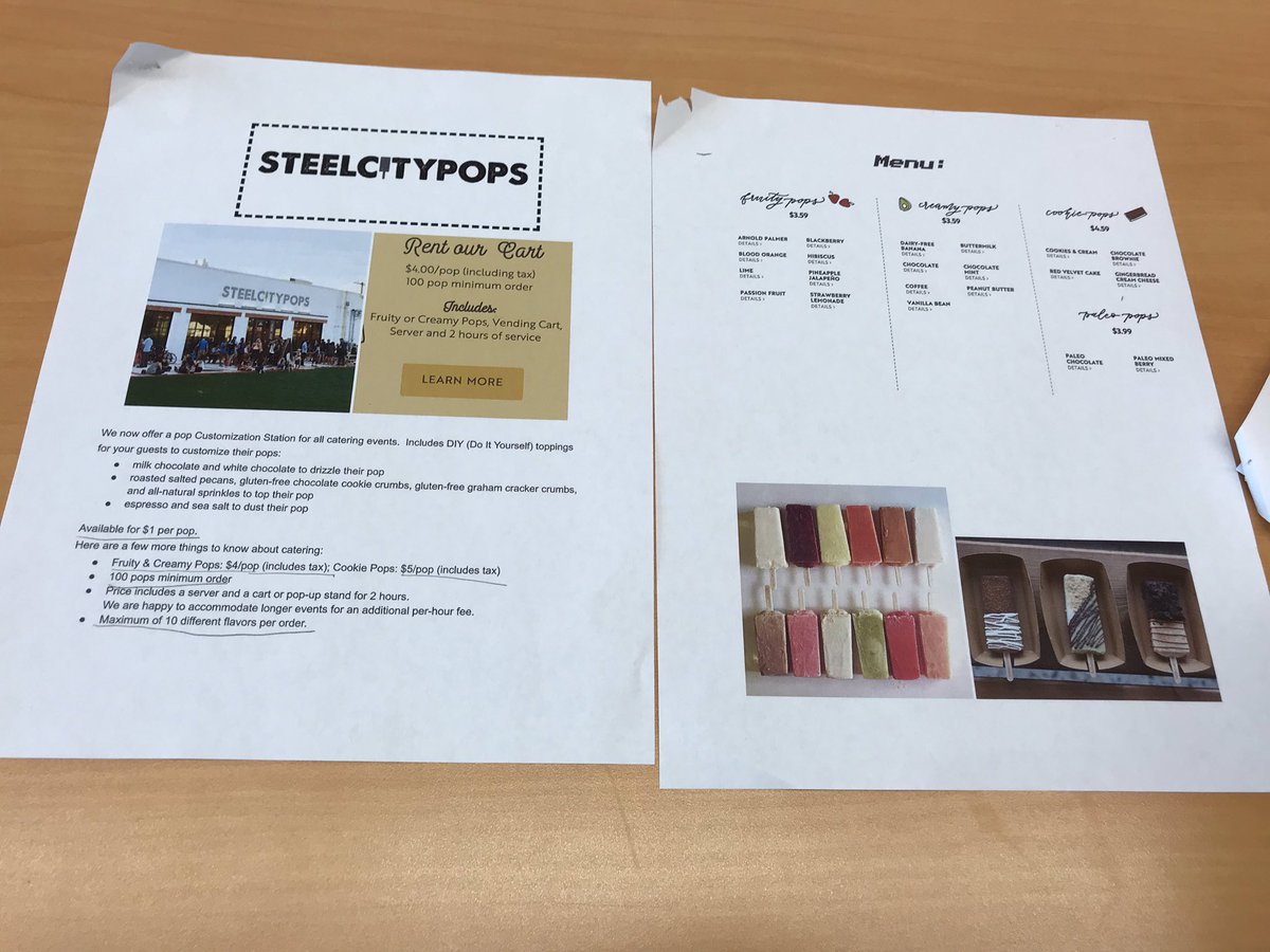 MsA1Martinez's tweet photo. My @UTSA_SEE_MATH student loves @SteelCityPops so we decided to do a lesson on how we see math within the establishment and within our community as a whole. #UTSABlockb901 @brandon_m_tate https://t.co/8CnDOux6gh