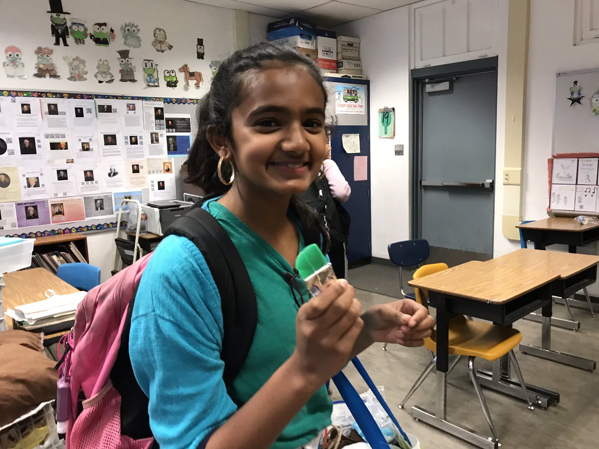 HistoryFrog's tweet photo. Happy #FrogtasticFriday๐ธ @FirstAveMS Students are loving my #CCSS19 SWAG! https://t.co/ayomyl6GWf