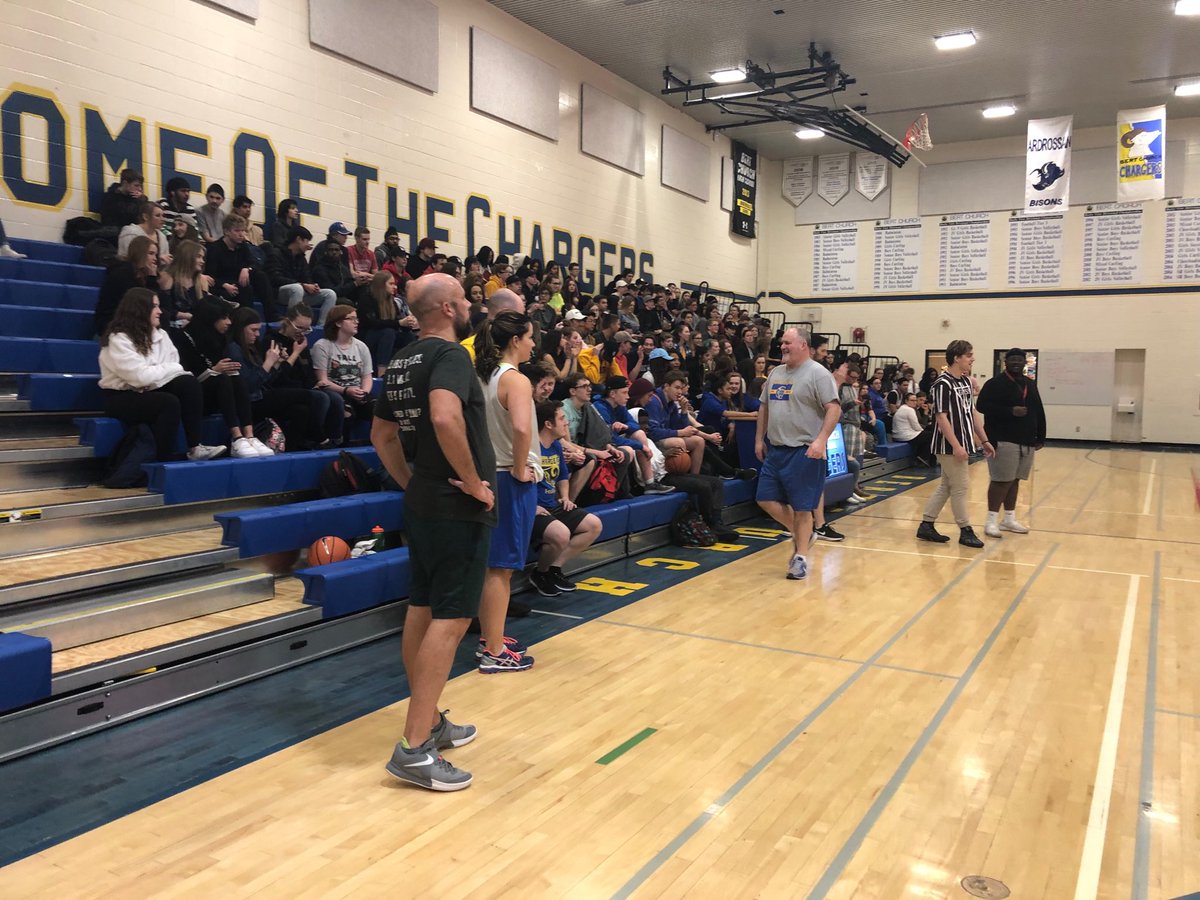 learningmpowers's tweet photo. Students vs Staff Annual Basketball Game @BCHSChargers #3rdtitle? #chargerspirit #rvsed https://t.co/WiPvj3NXna