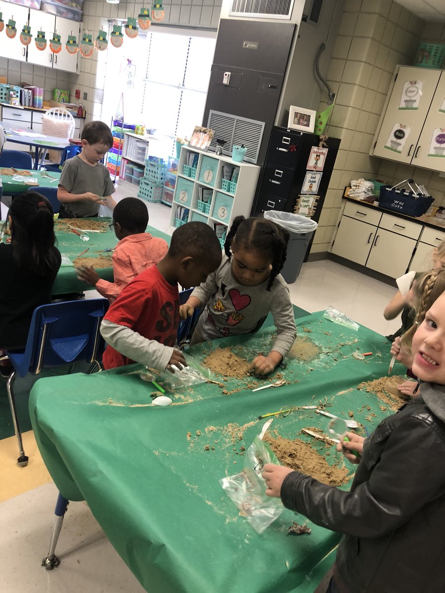 heathergrice33's tweet photo. We had so much fun learning about dinosaurs this week! We ended our study with a dinosaur dig for fossils!They were SO eXciTeD to get to be paleontologists &amp; find their own fossils!👍🏼🦕🦖 @EEECEnterprise @MonicaMBradshaw https://t.co/jBGRwTfmDr