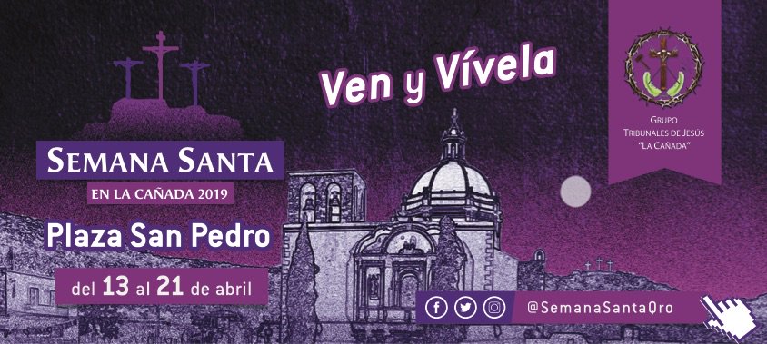 SemanaSantaQro's tweet photo. #SemanaSanta2019 #SemanaSantaViva #LaCañada https://t.co/cnHDR8it4B