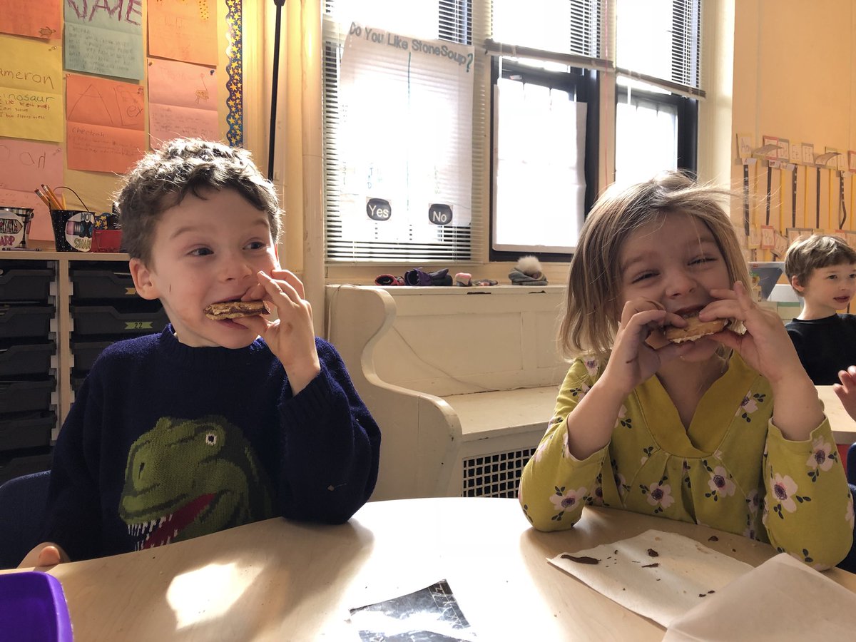 BachPrincipal's tweet photo. Celebrating the end of March is Reading Month with some s’mores! Thank you to all of our wonderful volunteers for making this treat possible! #bachcampreadalot #bachpto #A2Engage https://t.co/1piwaoYgeq