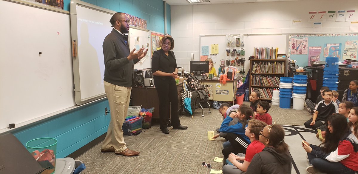 Engaged with the 4th and 5th graders of Hampton Oaks Elementary yesterday and spoke on the importance of STEM and how they are STEM's future! #2HYPE
